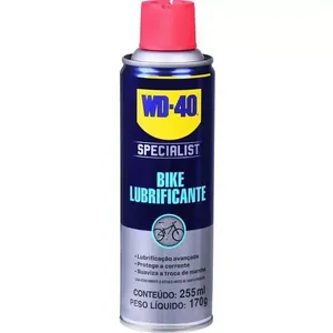Lubrificante Para Corrente Pedal Seco E úmido 255ml Bike Wd40 911917