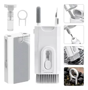Kit De Limpeza Multifuncional 8x1 - Teclado, Fones, Celular, Tablet e Cameras Digital
