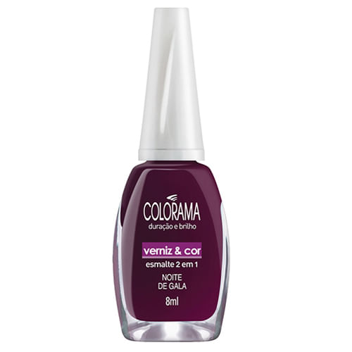 Esmalte Colorama Verniz E Cor Cremoso Noite De Gala 8ml