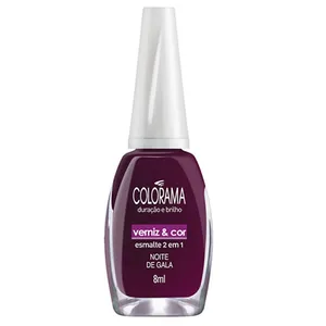 Esmalte Colorama Verniz E Cor Cremoso Noite De Gala 8ml