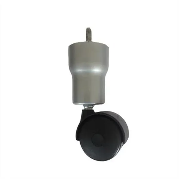 Pé com Rodízio sem Trava para Cama Box 120mm Cinza 9051-601 - Indart