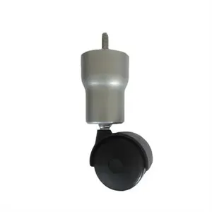 Pé com Rodízio sem Trava para Cama Box 120mm Cinza 9051-601 - Indart