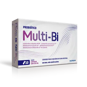 Multi-Bi Probiótico 335mg 10 Cápsulas