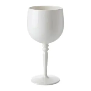 Taça Paramount Para Gin De Acrílico 480ml Branco (MP)