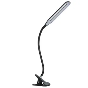 Luminária Led Mesa Alto Brilho Portátil Presilha Usb Notebook Leitura Preto
