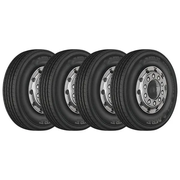 Pneu MRF Alpine S1F4 295/80 R22.5 154/149M 18PR TL M+S Liso Kit4