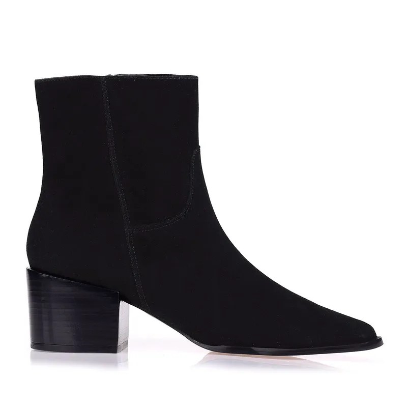 Bota Salto Médio Shammy Preto