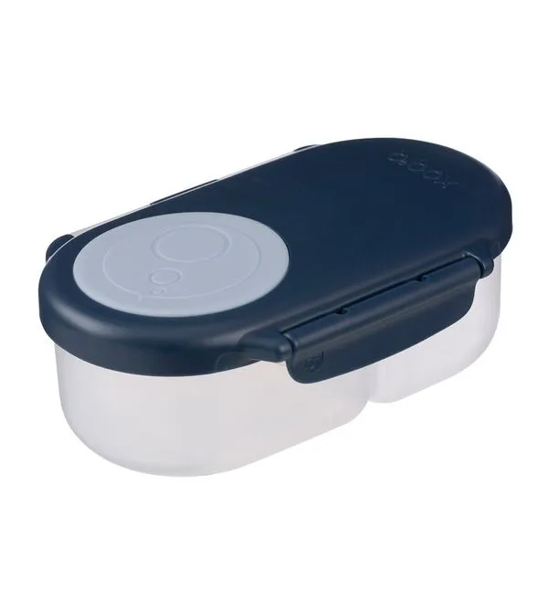 Lancheira Snack Bento Midnight com 2 Divisórias Bbox Azul