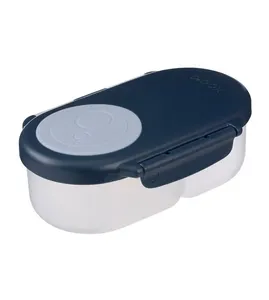 Lancheira Snack Bento Midnight com 2 Divisórias Bbox Azul