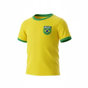 Camisa Brasil Uniforme 1 Torcedor Olden Sports Infantil