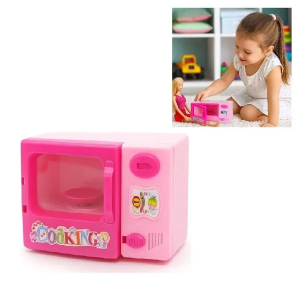Brinquedo Micro-ondas Infantil Mini Cozinha Didático para Criança com Forno de Casa Brinquedo Micro-ondas Infantil Mini Cozinha Didático para Criança de Casa