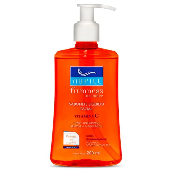 Sabonete Liquido Facial Nupill Firmness Intensive Vitamina C 200ml