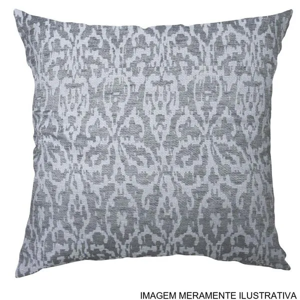 Capa Almofada Bella&Co Jacquard Cinza 45x45cm (MP)