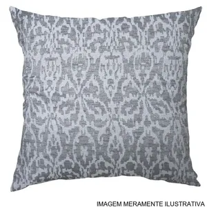 Capa Almofada Bella&Co Jacquard Cinza 45x45cm (MP)