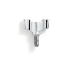 Parafuso Borboleta para Pedal de Bateria 8mm SC-0009 com 2 Unidades Cromado Gibraltar Parafuso Borboleta Pedal de Bateria 8mm SC-0009 2 Unidades Gibraltar