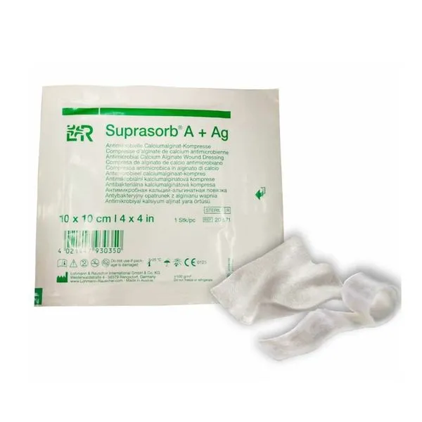 Curativo Suprasorb A+ Ag 10cmX10cm 1 Unidade