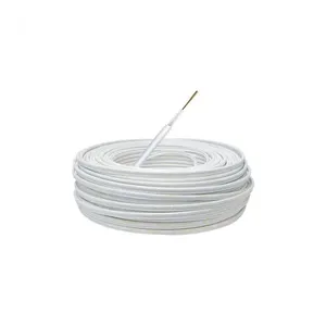 Cabo para Cerca Elétrica Cabo Alta Isolacao 5mm Flexivel Branco 50M para Alta Tensão com Condutor em Cobre Estanhado Cabo para Cerca Elétrica Cabo Alta Isolacao 5mm Flexivel Branco 50M Indicado para Alta Tensão