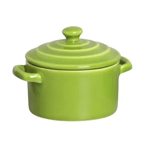 Mini Caçarola de Cerâmica Scalla Verde 250ml
