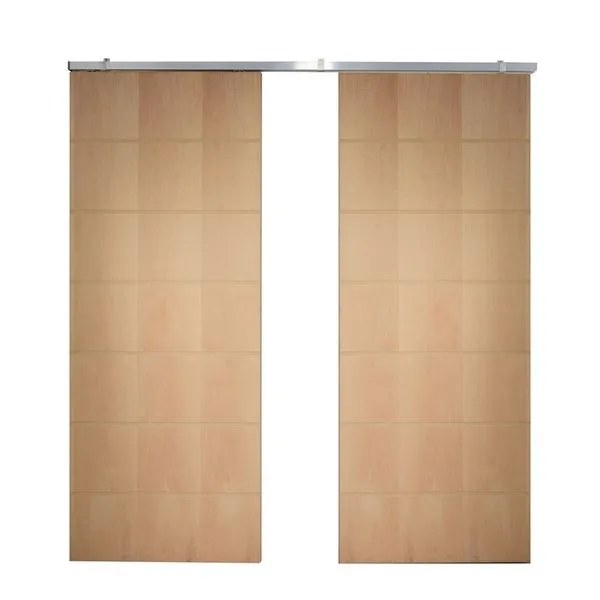 Porta Dupla de Correr P/ Verniz Frisada F09 - 210x160