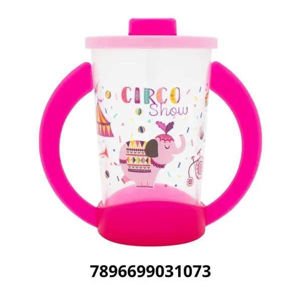 Copo Lolly Oceano Com Alça De Treinamento Feminino 350ml (MP)