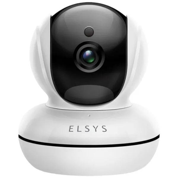 Câmera De Segurança Elsys Wi-Fi Rotacional FHD Branco