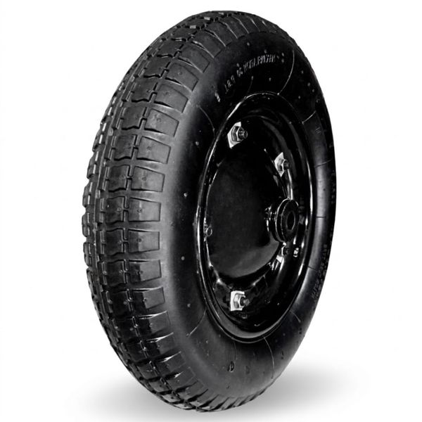 Roda Pneumática 3,25x8 Aro em Metal Abs 5/8" Powertrans Roda Pneumática 3,25x8 Ato em Metal Abs 5/8"