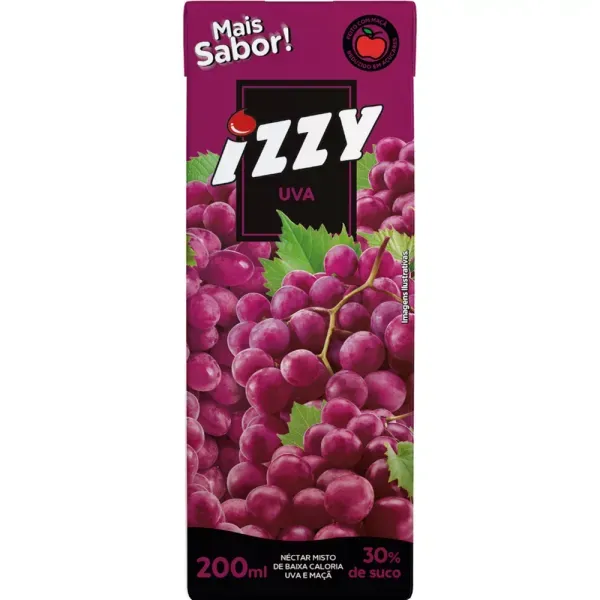 Suco Izzi 200ml Uva SUCO IZZY 200ML NECTAR UVA