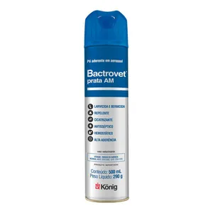 Bactrovet Prata AM Pó Aderente em Aerossol 500 ml
