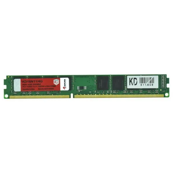 Memória RAM Keepdata DDR3 4GB 1600MHz KD16N11-4G para Desktop Memória RAM DDR3 4GB 1600MHz KD16N11-4G Keepdata