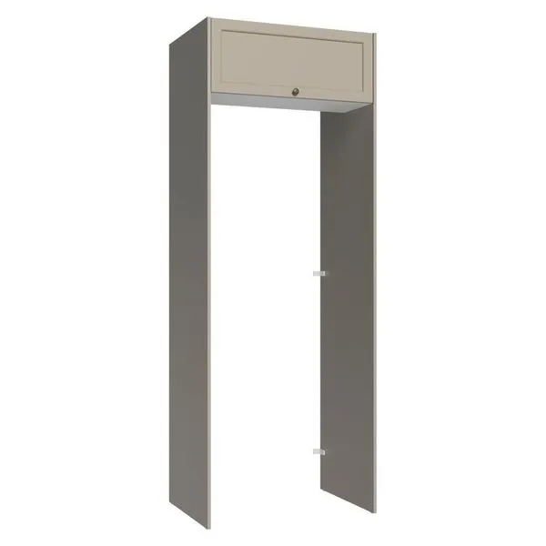 Porta-geladeira 83 Cm 1 Porta Basculante Crema-branco-crema Vik Madesa Branco-crema