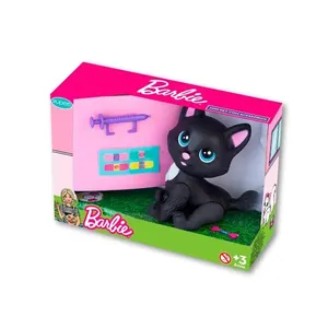 Mini Gata Preta Dodoi Com Acessórios Ref.1900 Pupee