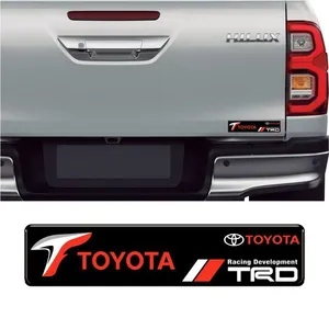 Adesivo Decorativo TRD Toyota Hilux Resinado 15x3,3cm Vinil Brilho Autocolante Teu Adesivo Adesivo TRD Toyota Hilux Resinado 15x3,3cm Vinil Brilho Teu Adesivo