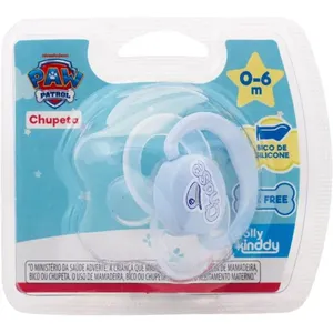 Chupeta Lolly Patrulha Canina Silicone Azul 0-6m 1 Unidade
