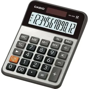 Calculadora De Mesa 12 Digitos (Mx-120b-W4-Dc) - Casio