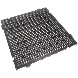 Piso Plástico 50x50cm Preto - EKO-PIS-02-03 - EKOPALETE