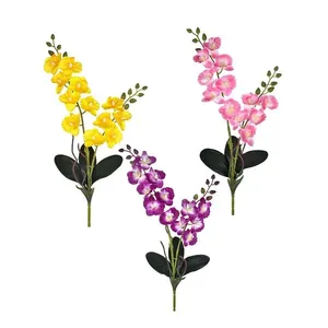Haste de Orquídea Grillo em Cetim X2 50cm - Item Sortido