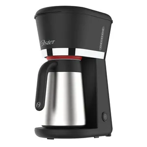 Cafeteira Elétrica 17 Xícaras Oster OCAF400 com Jarra Térmica Preta com Prata 127V
