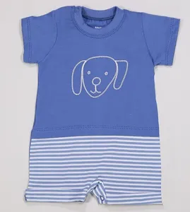 Macaquinho Dog - DO02 De 3 a 12 meses Azul - P
