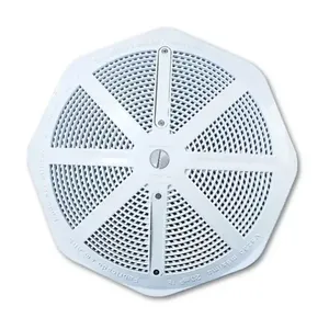 Ralo de Fundo Grande para Piscina de Alvenaria Alta Vazao Encaixe 50mm Abs Branco Brustec Lazer Ralo de Fundo para Piscina de Alvenaria Alta Vazao Encaixe 50mm Branco Brustec Lazer