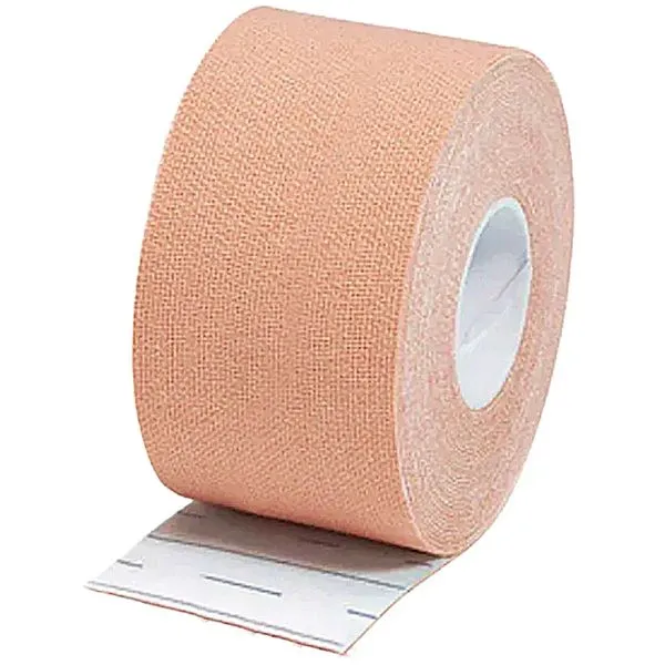 Bandagem Elástica Adesiva Kinesio Supermedy 5cm x 5m Bege