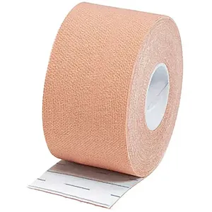 Bandagem Elástica Adesiva Kinesio Supermedy 5cm x 5m Bege
