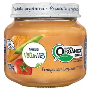Papinha Naturnes Orgânica Frango Com Legumes 6+ Meses 115g