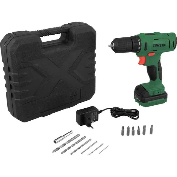 Parafusadeira/furadeira a bateria 3/8" 12 V fonte bivolt PFD 120 - DWT