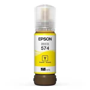 Refil de Tinta Epson T574420-AL Amarelo 70ml para Impressoras Ecotank Original Refil de Tinta Epson T574420-AL Amarelo 70ml Original para Ecotank