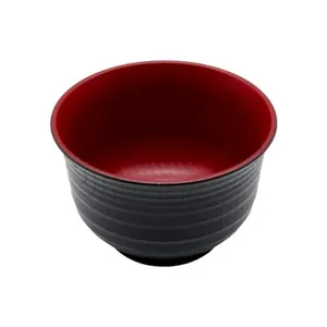 Tigela Japonesa Watts Plástico Para Sopa Preto (MP)