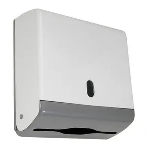Dispenser para Papel Toalha Interfolha Toalheiro Junior 2 Ou 3 Dobras com Visor Transparente Branco Higipack Dispenser para Papel Toalha Interfolha Toalheiro Junior 2 Ou 3 Dobras Capacidade 600 Folhas Branco