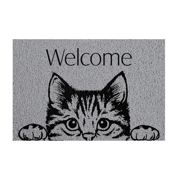 Tapete Vinil Cat Welcome Kapazi Único