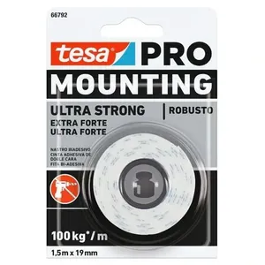 Fita Dupla Face Tesa Mounting Robusto Extra Forte Fixação 100kg-m 1,5M X 19MM Tesa Fita Dupla Face Mounting Robusto Extra Forte 1,5M X 19MM Tesa