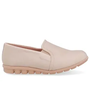 Loafer Bege Elastano Básico 35
