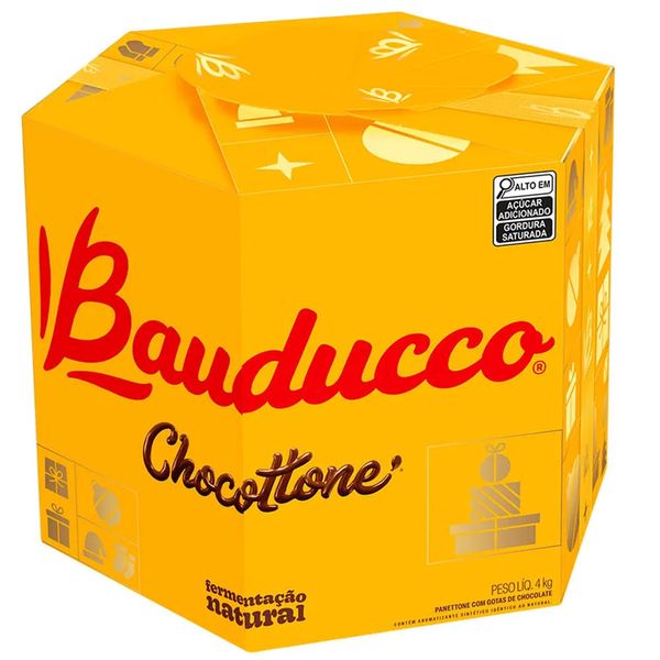Chocotone Gotas de Chocolate Bauducco – 4kg